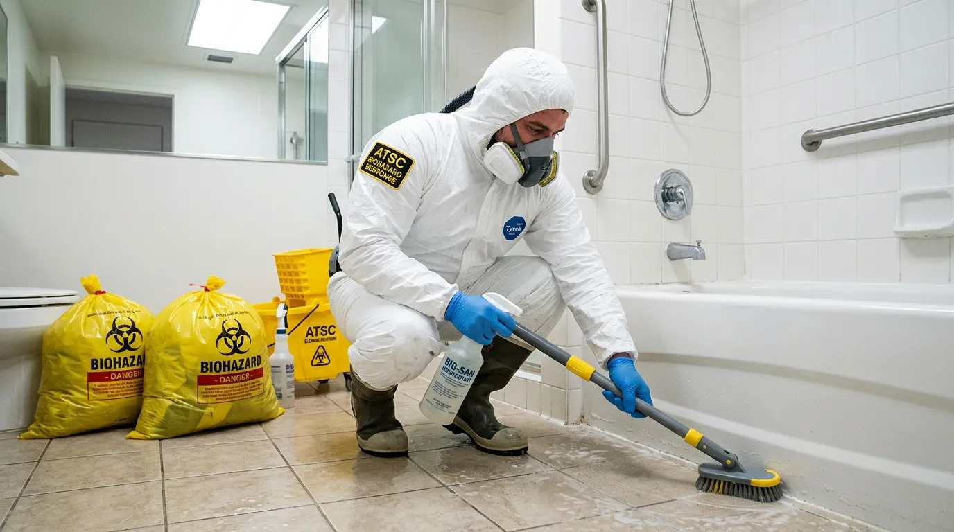 Decontamination equipment deployed for Blood Cleanup in Coram